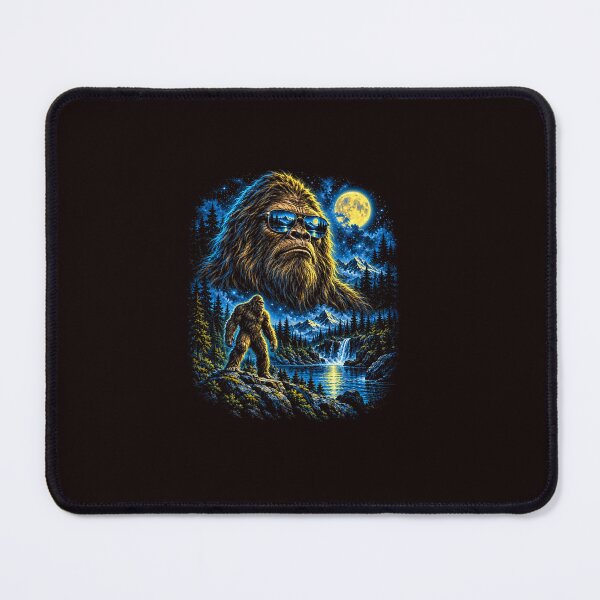 Item preview, Bigfoot Moonlit Mountain Wilderness Adventure designed and sold by ImeldaSparks.