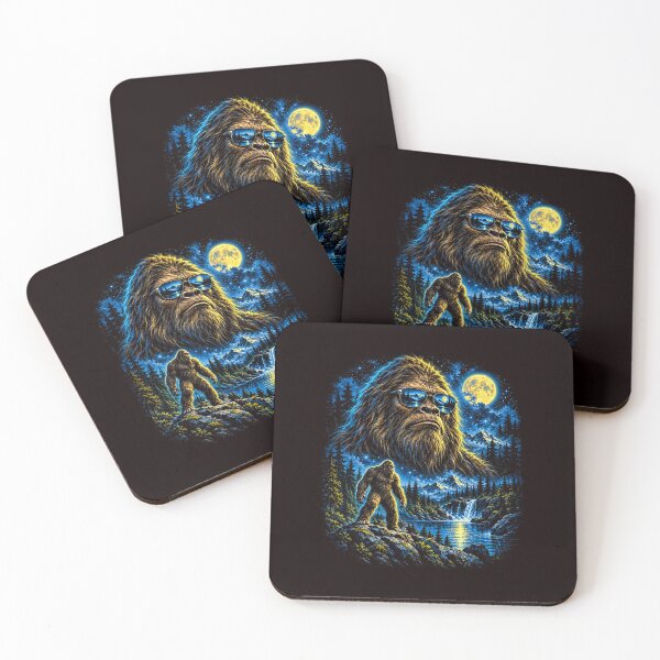 Item preview, Bigfoot Moonlit Mountain Wilderness Adventure designed and sold by ImeldaSparks.