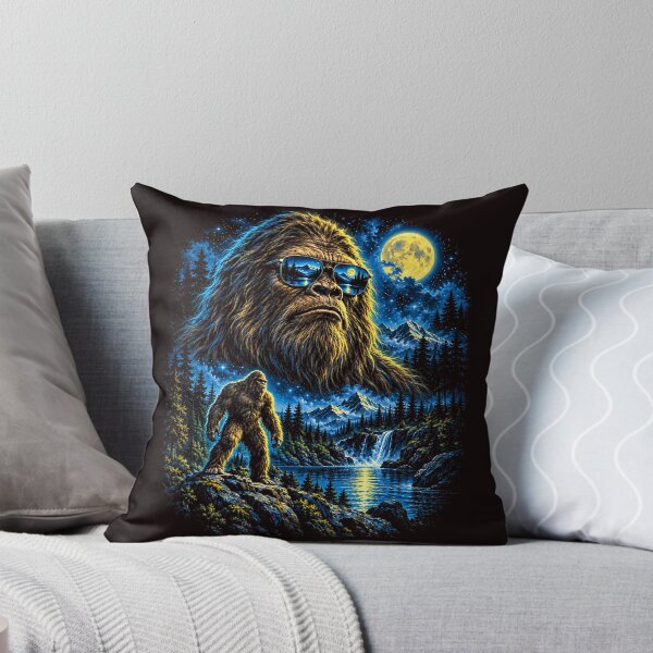Item preview, Bigfoot Moonlit Mountain Wilderness Adventure designed and sold by ImeldaSparks.
