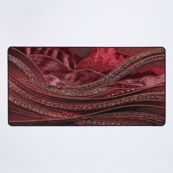 Item preview, Crimson Velvet Textile Art Landscape designed and sold by KingsArtworx 2.