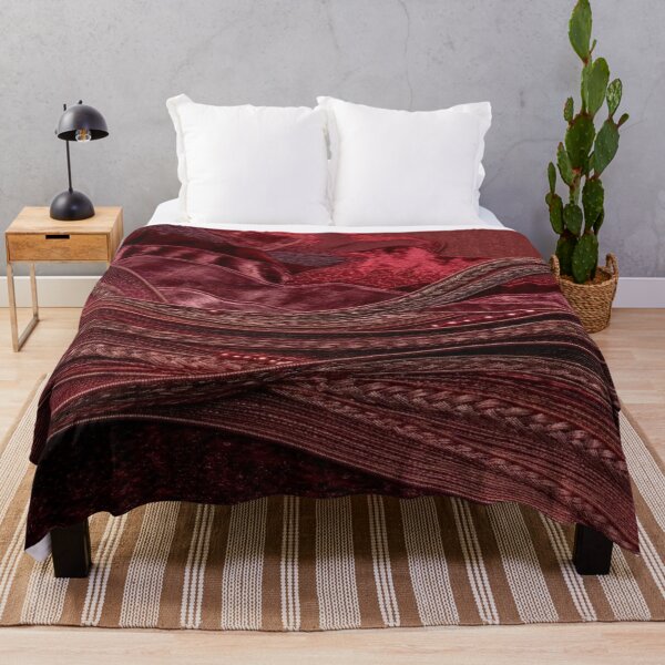 Item preview, Crimson Velvet Textile Art Landscape designed and sold by KingsArtworx 2.