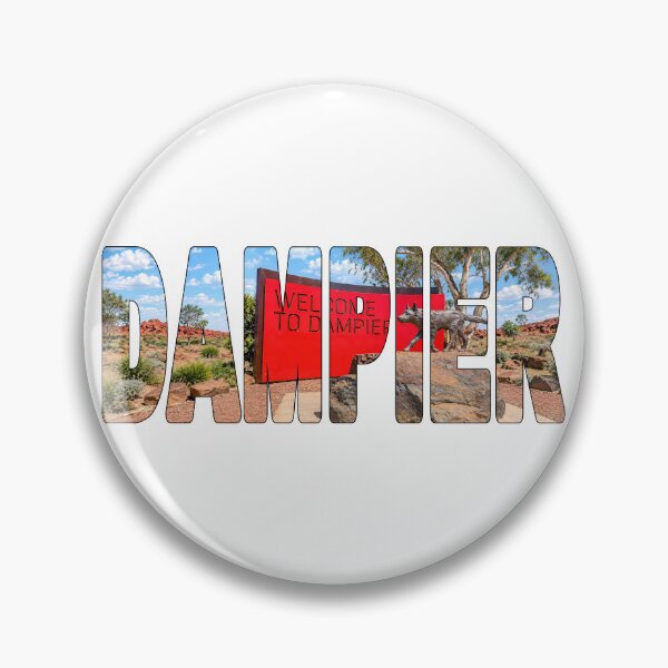 Item preview, DAMPIER - Western Australia Red Dog Memorial Statue Welcome Sign designed and sold by Adam Gormley.
