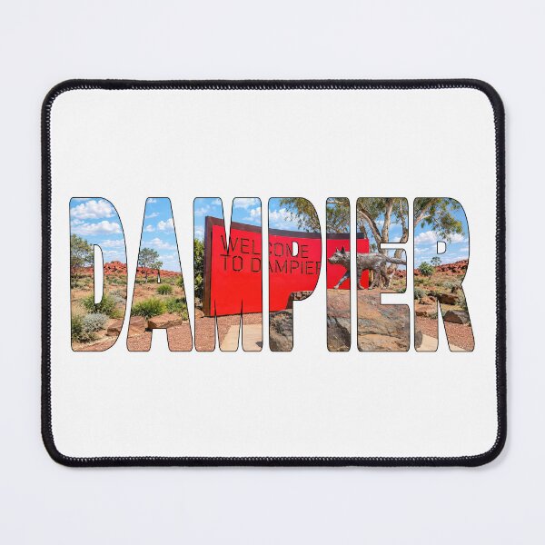 Item preview, DAMPIER - Western Australia Red Dog Memorial Statue Welcome Sign designed and sold by Adam Gormley.