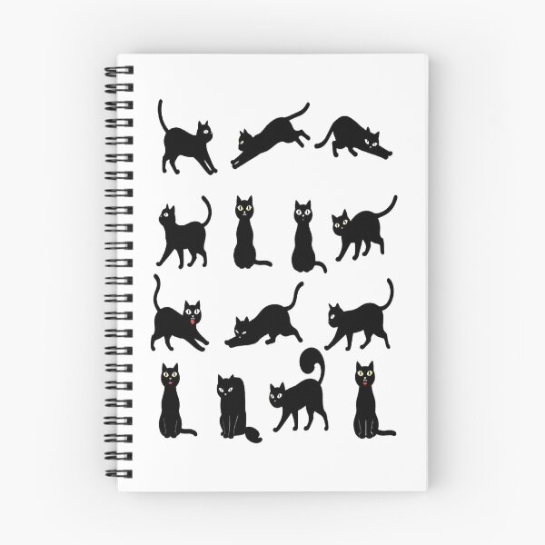 Item preview, Cute Minimalist Cat Pattern Art Adorable Kitty Digital Vector Illustration Playful Cat Silhouette Aesthetic Black Cat Patterns designed and sold by Matt_Smith.