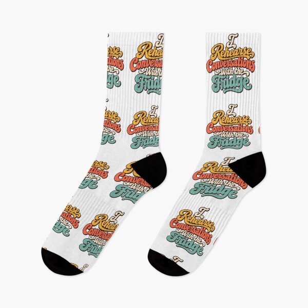 Item preview, Rehearse With the Fridge Funny Introvert Quote designed and sold by Bikivuno.
