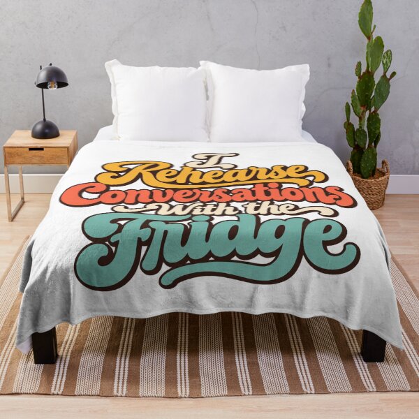 Item preview, Rehearse With the Fridge Funny Introvert Quote designed and sold by Bikivuno.