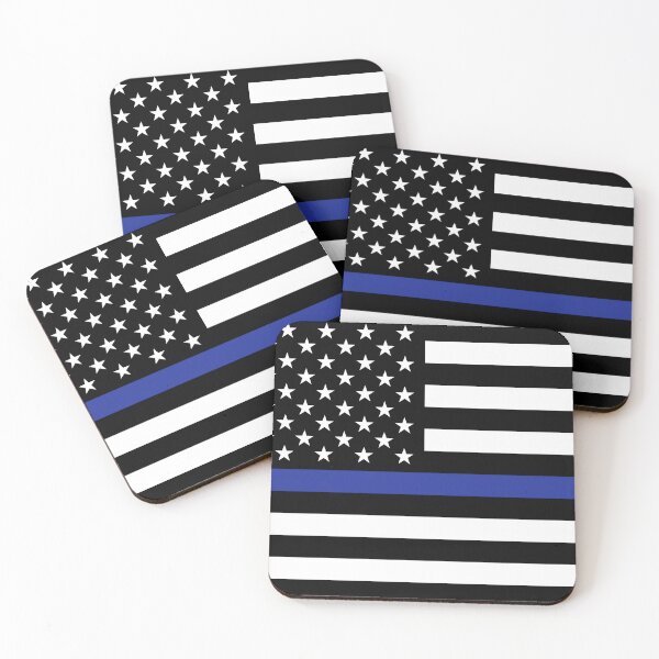 Item preview, American Flag USA - Blue Line United States Flag designed and sold by DGMaxShop.