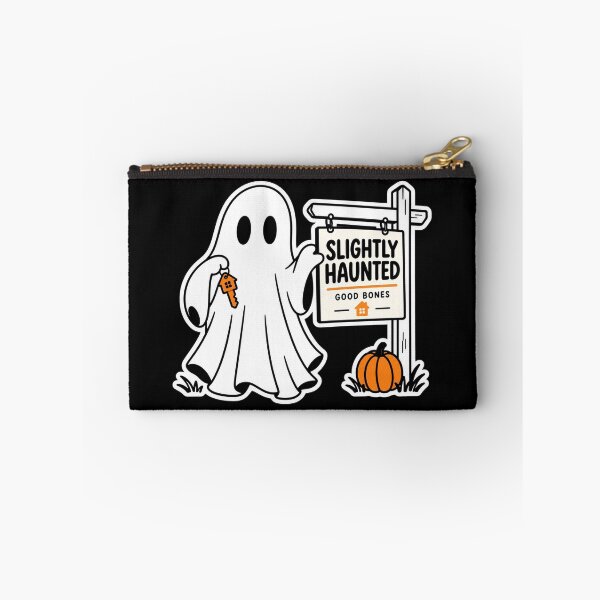 Item preview, Slightly Haunted, Good Bones – Funny Halloween Realtor Ghost designed and sold by Stinky Lincy's Apparel Company.