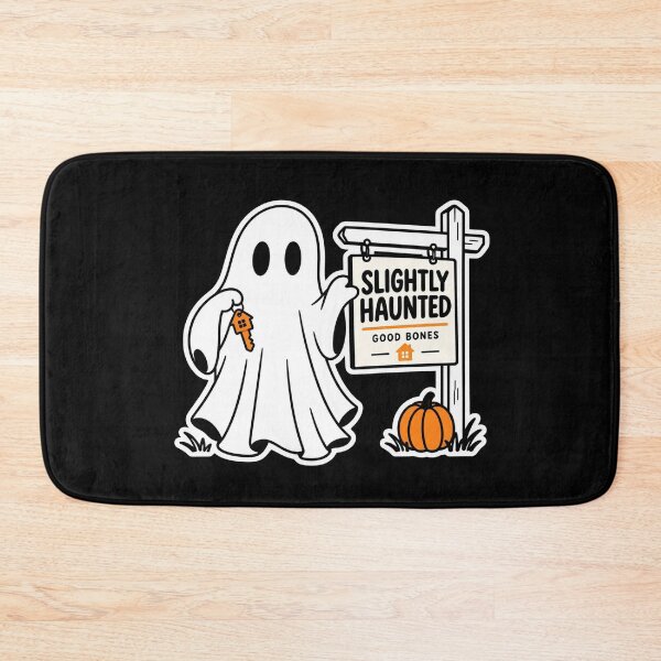 Item preview, Slightly Haunted, Good Bones – Funny Halloween Realtor Ghost designed and sold by Stinky Lincy's Apparel Company.
