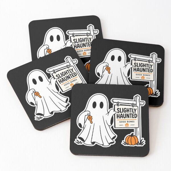 Item preview, Slightly Haunted, Good Bones – Funny Halloween Realtor Ghost designed and sold by Stinky Lincy's Apparel Company.