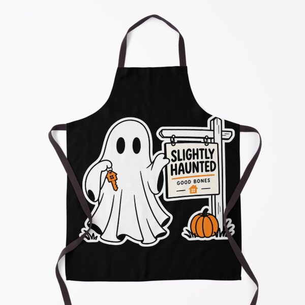 Artikelvorschau, Leicht verstört, aber mit gutem Herzen – Lustiger Halloween-Maklergeist entworfen und verkauft von Stinky Lincy's Apparel Company.