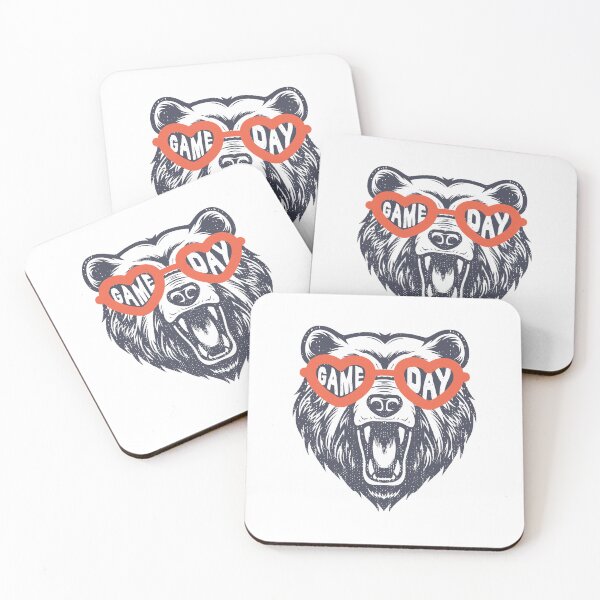 Item preview, Vintage Roaring Bear Game Day Heart Sunglasses designed and sold by nryum.