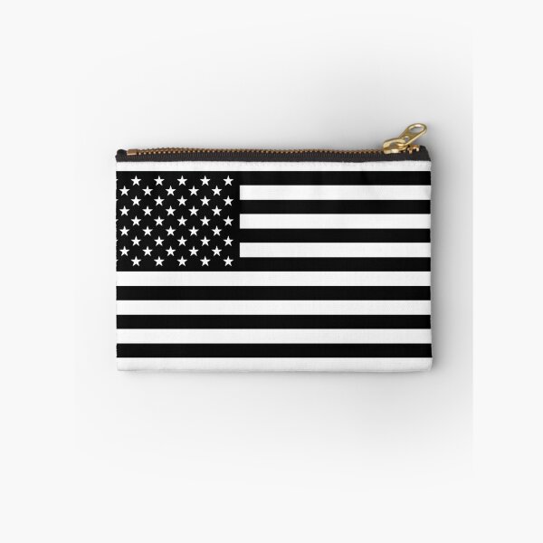 Item preview, American Flag USA - Black & White United States Flag designed and sold by DGMaxShop.