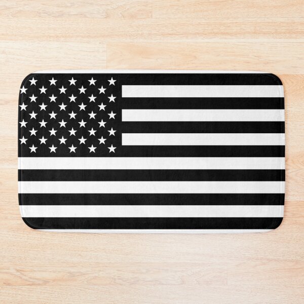 Item preview, American Flag USA - Black & White United States Flag designed and sold by DGMaxShop.