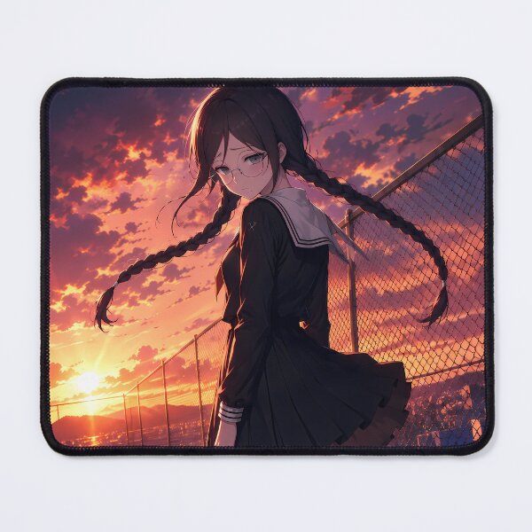 Item preview, Toko Fukawa Danganronpa Fiery Rooftop Sunset designed and sold by SolenneAzur.