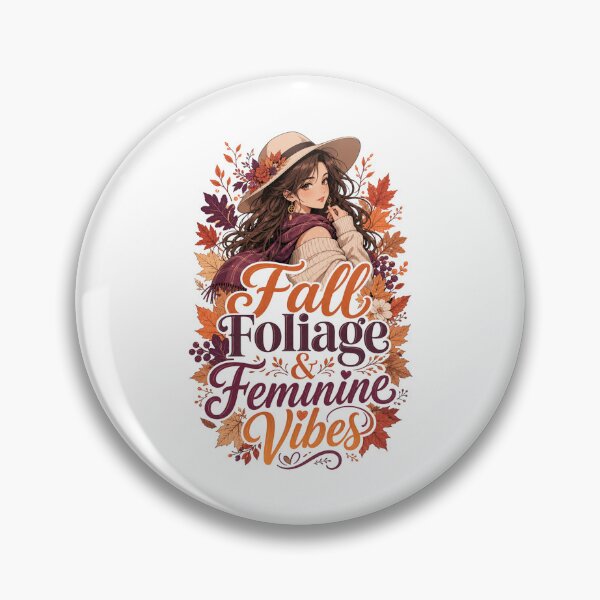 Item preview, Fall Foliage & Feminine Vibes – Cute Autumn Design for Women, Fall Lover Gift designed and sold by PrintSparkDesigns.