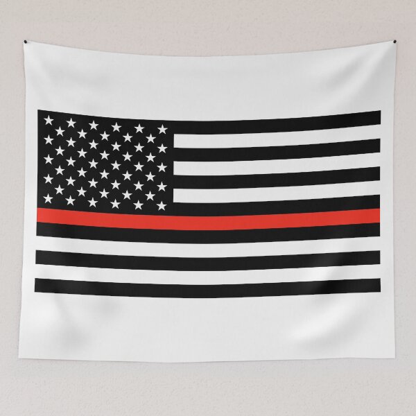 Item preview, American Flag USA - Red Line United States Flag designed and sold by DGMaxShop.