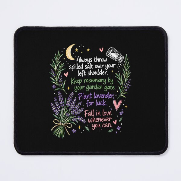 Item preview, Spilled Salt and Lavender Superstition Witchy Garden Wisdom designed and sold by nryum.
