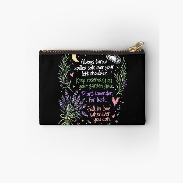 Item preview, Spilled Salt and Lavender Superstition Witchy Garden Wisdom designed and sold by nryum.