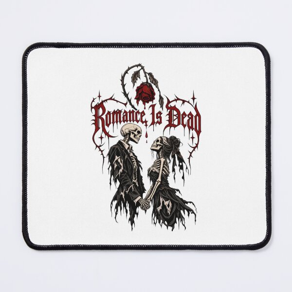 Item preview, Romance Is Dead Gothic Skeleton Lovers Dark Rose Art designed and sold by SeriouslyArtistical.
