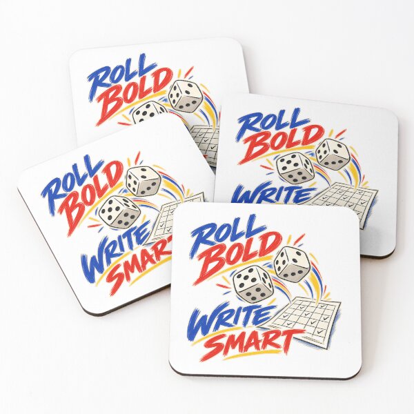 Item preview, Roll Bold Write Smart Dice Game designed and sold by aihrgdesign.