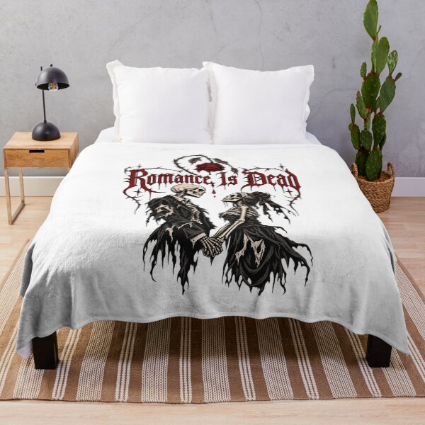 Item preview, Romance Is Dead Gothic Skeleton Lovers Dark Rose Art designed and sold by SeriouslyArtistical.