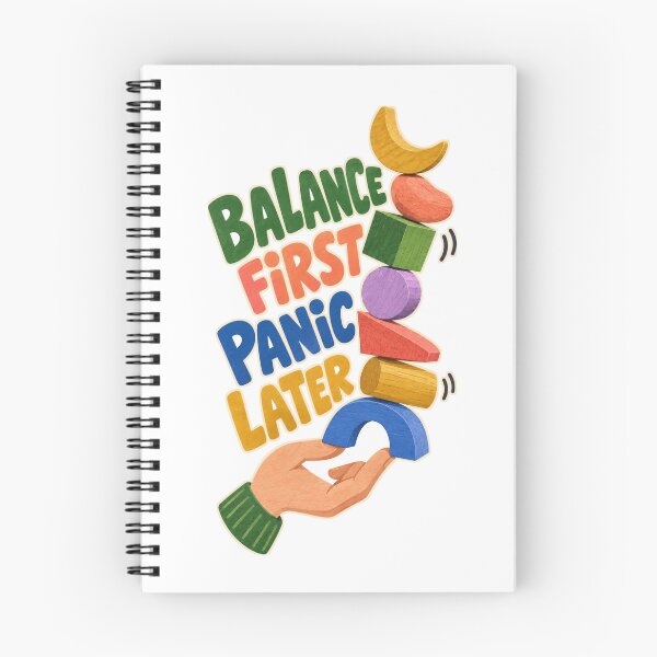Item preview, Balance First Panic Later Dexterity Game designed and sold by aihrgdesign.