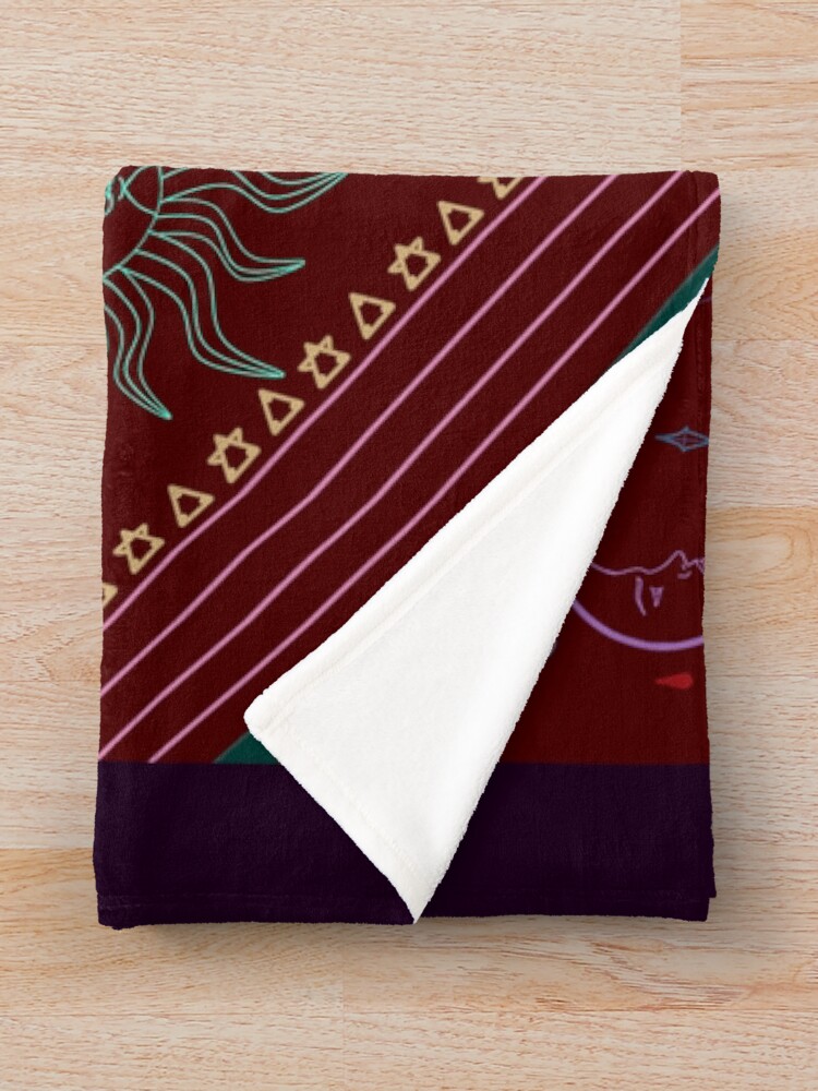 Alternate view of pyramid Throw Blanket