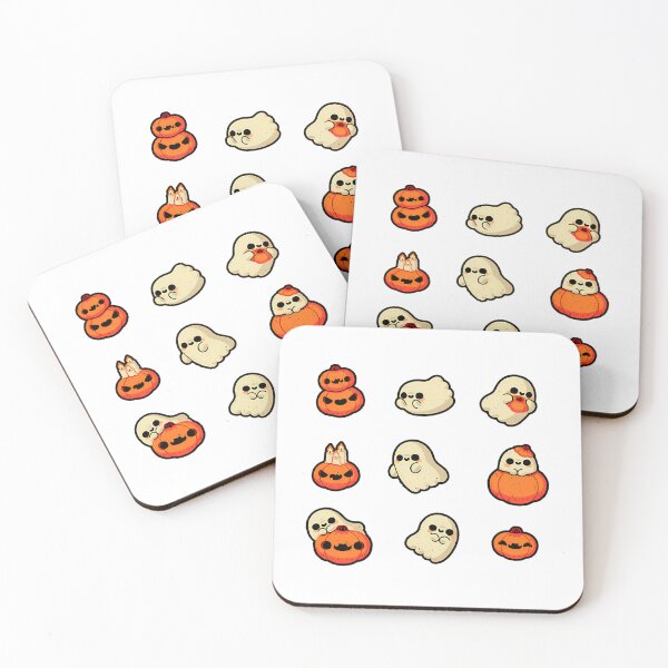 Item preview, Cute Ghost With Halloween Pumpkin designed and sold by TasuDesigners.