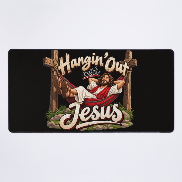 Item preview, Hangin' Out with Jesus Christian Humor shirt designed and sold by TheBibleStop.