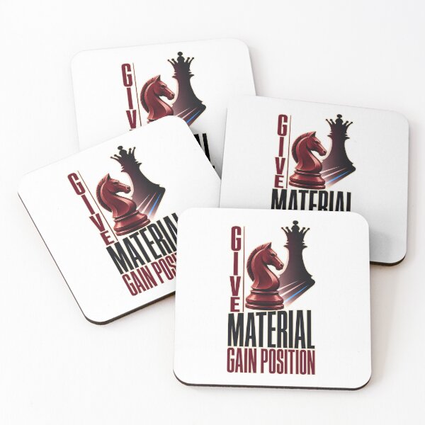 Item preview, Give Material Gain Position Chess designed and sold by aihrgdesign.