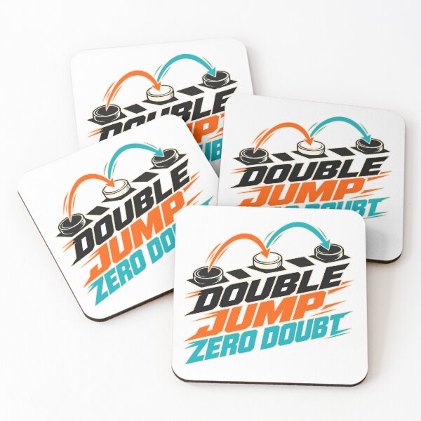 Item preview, Double Jump Zero Doubt Checkers designed and sold by aihrgdesign.