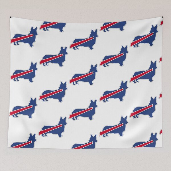 Aperçu de l'œuvre Corgi des Buffalo Bills créée et vendue par ToxicFemme666s.