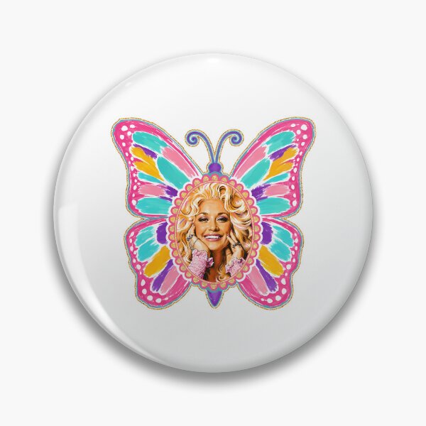 Item preview, In Memory Dolly Butterfly Jolene Parton Dollywood 9-5 Country Music  designed and sold by RoumiArtf.