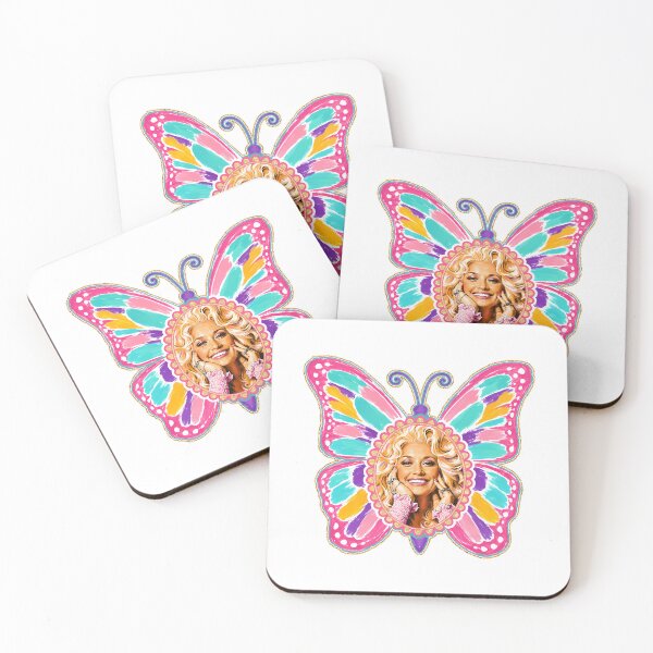 Item preview, In Memory Dolly Butterfly Jolene Parton Dollywood 9-5 Country Music  designed and sold by RoumiArtf.