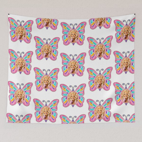 Item preview, In Memory Dolly Butterfly Jolene Parton Dollywood 9-5 Country Music  designed and sold by RoumiArtf.