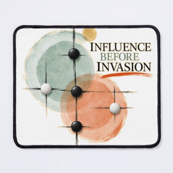 Item preview, Influence Before Invasion Go Strategy designed and sold by aihrgdesign.