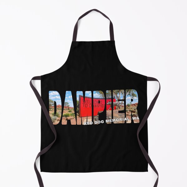 Item preview, DAMPIER Red Dog Memorial WA - Statue and Red Welcome Sign Sunny designed and sold by Adam Gormley.