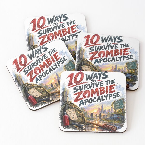 Item preview, 10 Ways to Survive the Zombie Apocalypse designed and sold by Lyric Vault - Rock on.