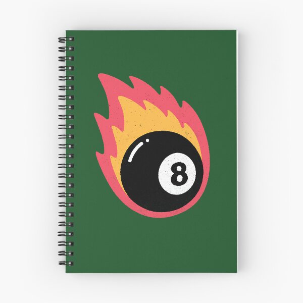 Artikelvorschau, Retro Flaming 8 Ball On Fire Pool Lover 440 entworfen und verkauft von PaulineStanl15.