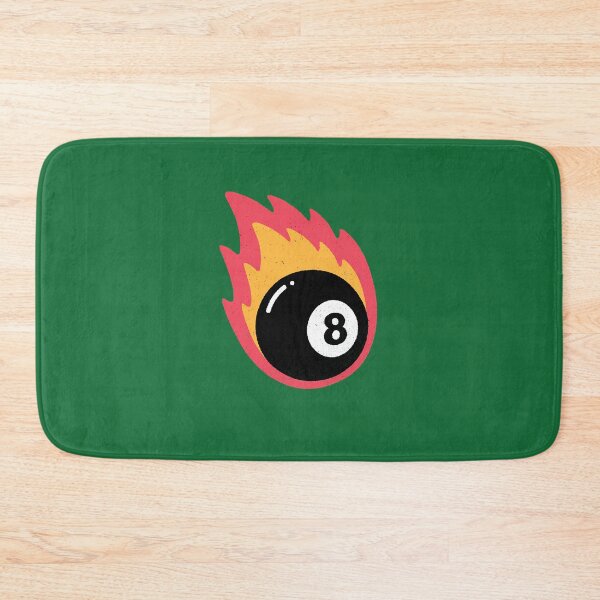 Item preview, Retro Flaming 8 Ball On Fire Pool Lover 440 designed and sold by PaulineStanl15.