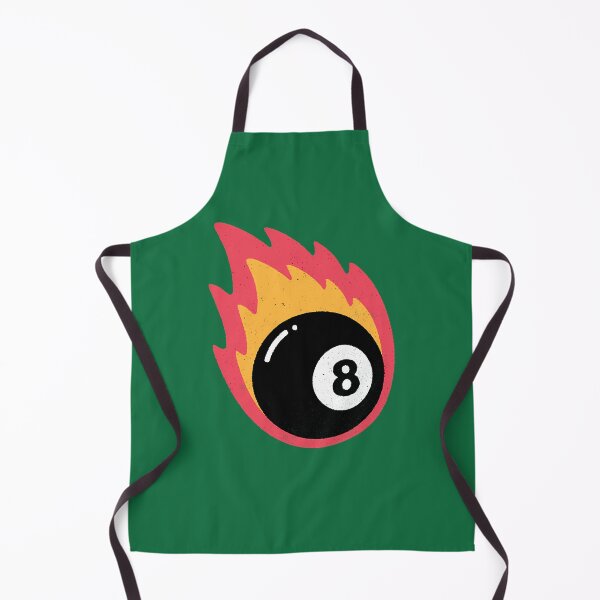 Item preview, Retro Flaming 8 Ball On Fire Pool Lover 440 designed and sold by PaulineStanl15.