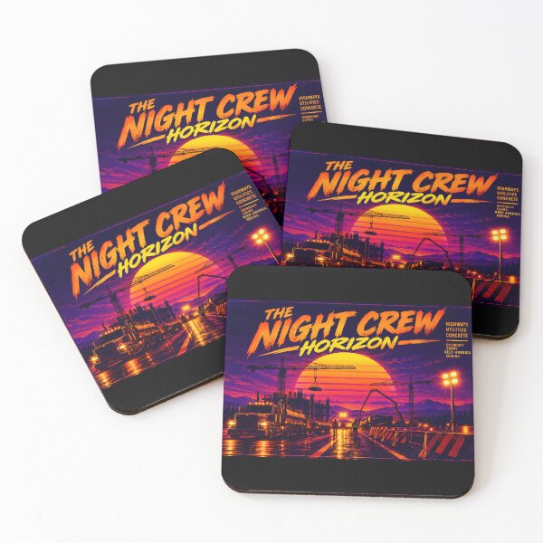 Item preview, The Night Crew Horizon Overnight Worker Shirt designed and sold by StudioBilly3000.