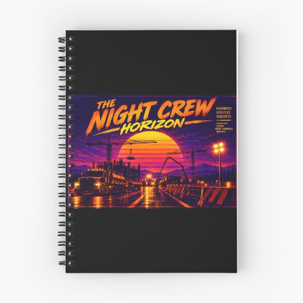 Item preview, The Night Crew Horizon Overnight Worker Shirt designed and sold by StudioBilly3000.