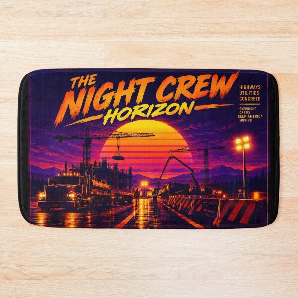 Item preview, The Night Crew Horizon Overnight Worker Shirt designed and sold by StudioBilly3000.