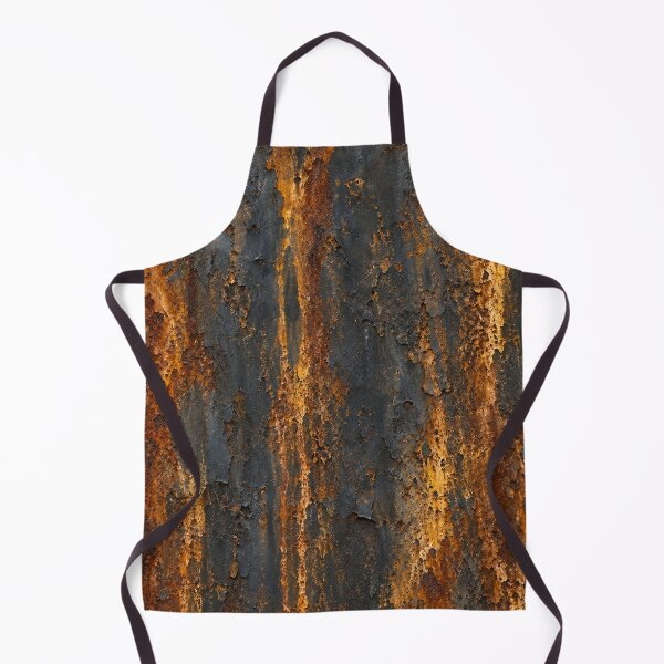 Item preview, Charcoal Black Metal with Amber Rust Veins designed and sold by The Rust Lab.