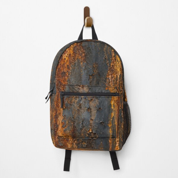 Item preview, Charcoal Black Metal with Amber Rust Veins designed and sold by The Rust Lab.