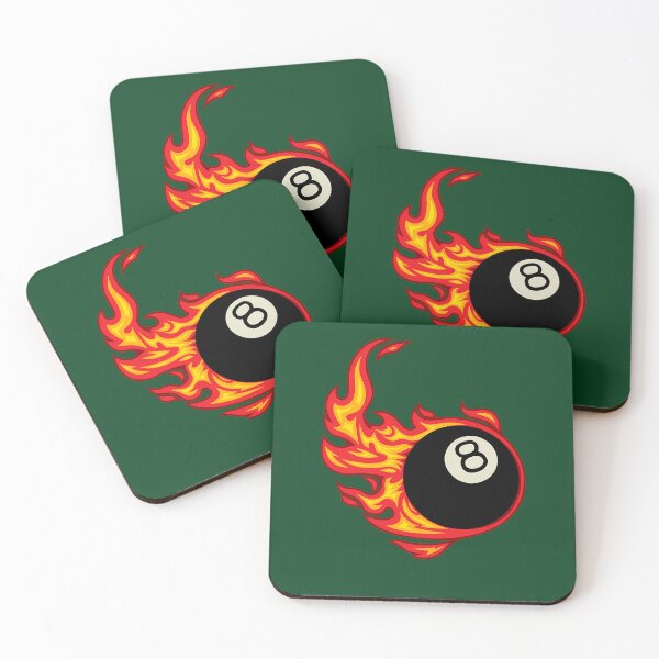 Item preview, Flaming 8 Ball 370 designed and sold by PaulineStanl15.