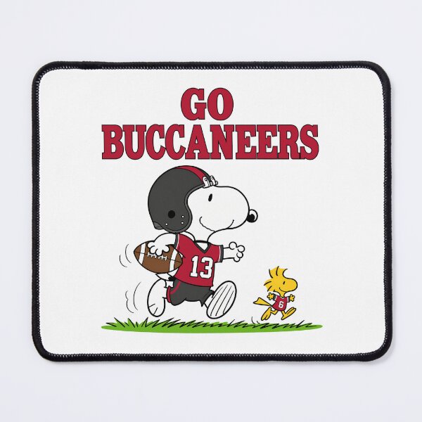 Item preview, Snoopy & Woodstock Tampa Bay Buccaneers Football Retro F390 designed and sold by GLUVY-THEME.