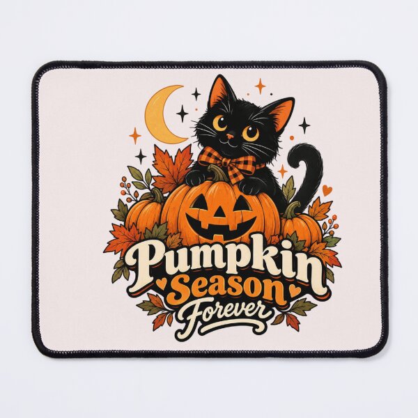 Item preview, Retro Black Cat Pumpkin Halloween Spooky Season designed and sold by Sanika arts .